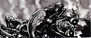 Illustration for article titled Terminator's T-600s Look Like Terrifying Frankenstein Clowns